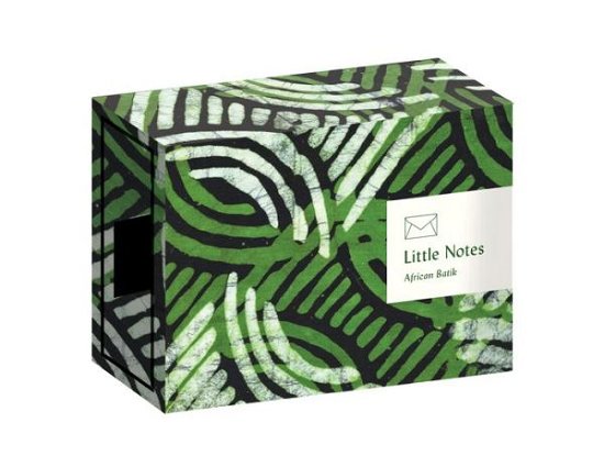 Cover for Princeton Architectural Press · Little Notes: African Batik: 30 Writing Sheets and Envelopes (Flashcards) (2020)