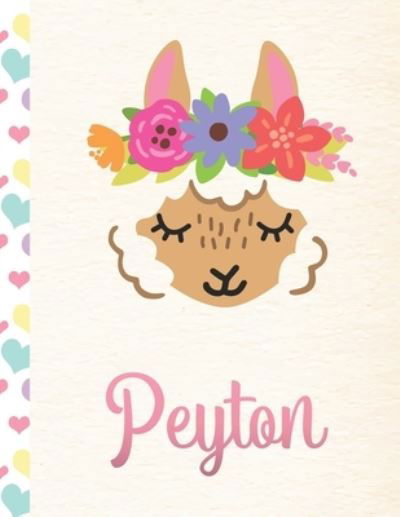 Cover for Llama Handwriting · Peyton (Paperback Book) (2019)