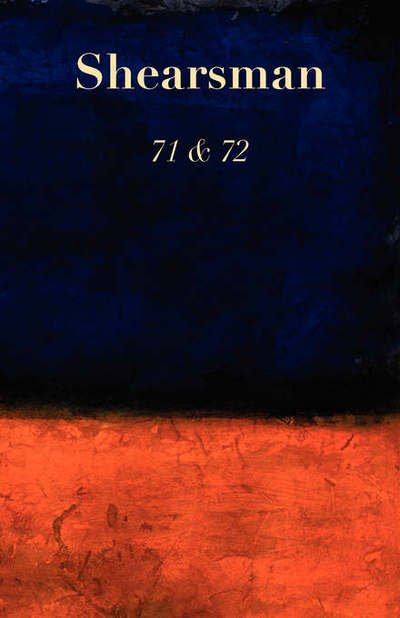 Cover for Tony Frazer · Shearsman 71 &amp; 72 (Paperback Book) (2007)