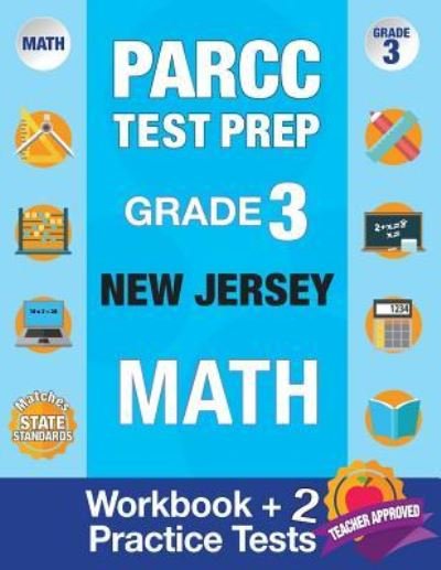 Cover for Parcc Nj Test Prep Team · PARCC Test Prep Grade 3 NEW JERSEY Math (Paperback Bog) (2018)
