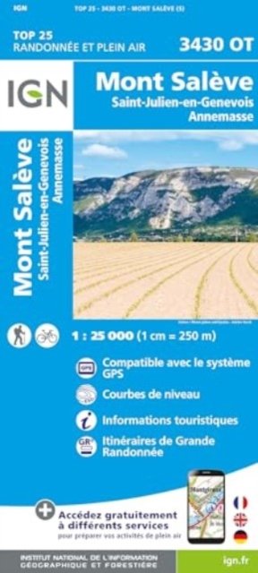 Mont Saleve / St-Julien-en-Genevois / Annemasse - TOP 25 -  - Bøger - Institut Geographique National - 9782758554134 - 3. juli 2023