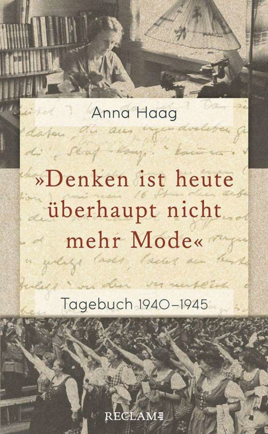 Cover for Haag · »Denken ist heute überhaupt nicht (Bog)