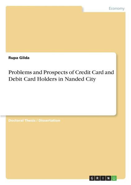 Cover for Gilda · Problems and Prospects of Credit (Buch)