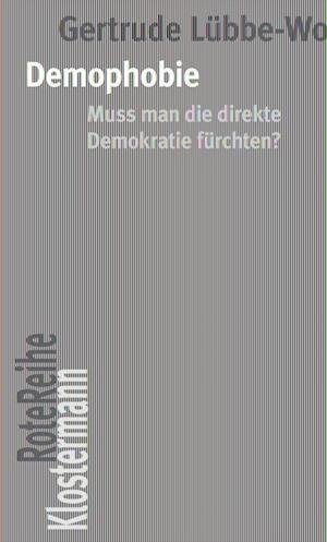 Cover for Gertrude Lübbe-Wolff · Demophobie (Book) (2023)