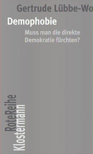 Cover for Gertrude Lübbe-Wolff · Demophobie (Bok) (2023)