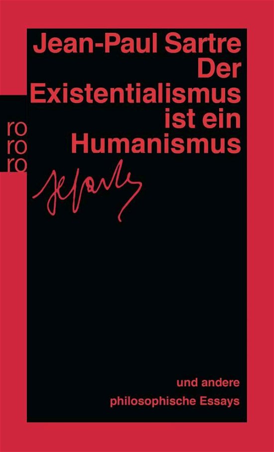 Cover for Jean-paul Sartre · Roro Tb.22713 Sartre.existentialismus (Book)