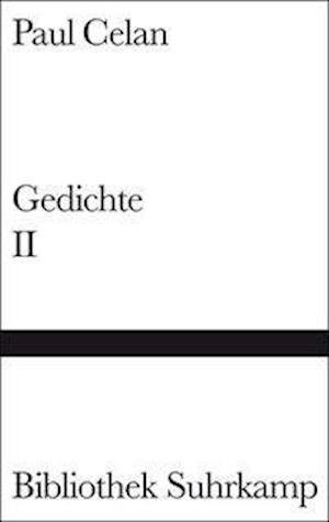 Cover for Paul Celan · Bibl.Suhrk.0413 Celan.Gedichte.2 (Book)