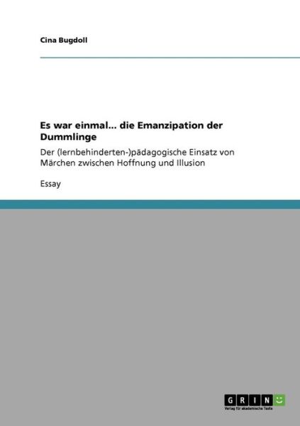 Cover for Bugdoll · Es war einmal... die Emanzipati (Book) [German edition] (2008)