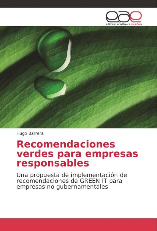 Cover for Barrera · Recomendaciones verdes para emp (Book) (2015)