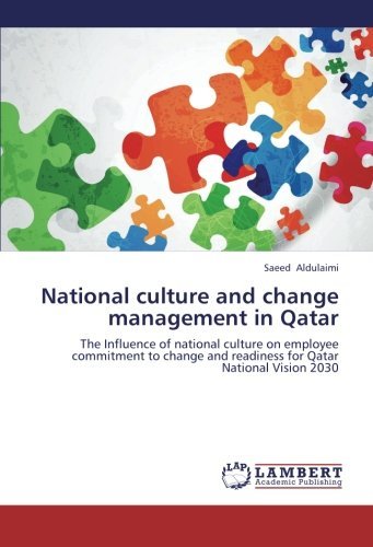 Cover for Saeed Aldulaimi · National Culture and Change Management in Qatar: the Influence of National Culture on Employee Commitment to Change and Readiness for Qatar National Vision 2030 (Paperback Book) (2012)