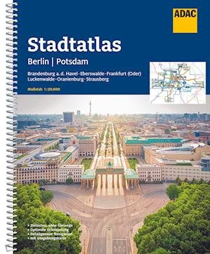 Cover for ADAC Stadtatlas Berlin / Potsdam 1:20.000 (Book) (2022)