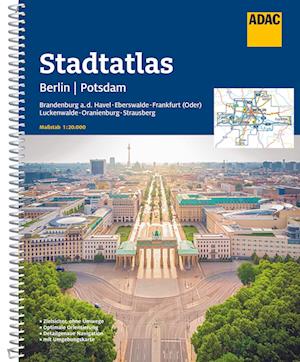 Cover for ADAC Stadtatlas Berlin / Potsdam 1:20.000 (Bok) (2022)