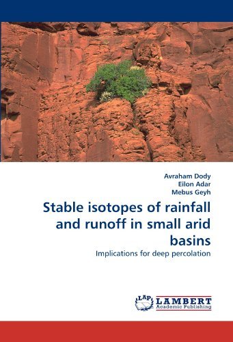 Cover for Mebus Geyh · Stable Isotopes of Rainfall and Runoff in Small Arid Basins: Implications for Deep Percolation (Pocketbok) (2010)