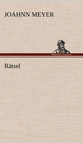 Cover for Joahnn Meyer · Ratsel (Hardcover Book) [German edition] (2012)