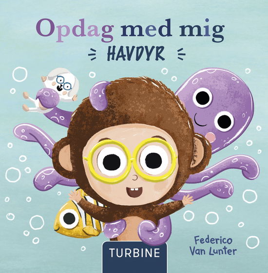 Cover for Federico Van Lunter · Opdag med mig – havdyr (Cardboard Book) [1º edição] (2025)