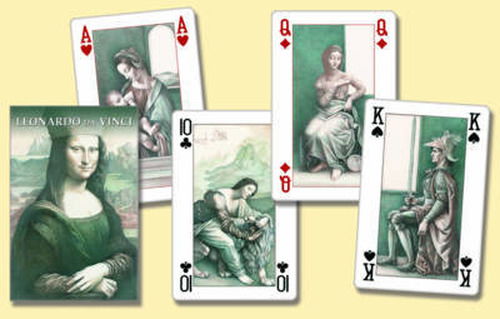 Leonardo Da Vinci Playing Cards -  - Książki - Lo Scarabeo - 9788865270134 - 30 kwietnia 2010