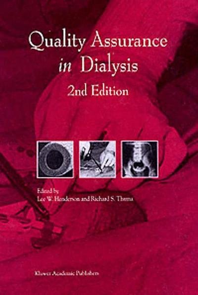 Cover for L W Henderson · Quality Assurance in Dialysis - Developments in Nephrology (Paperback Bog) [2nd Ed. 1999 edition] (2010)