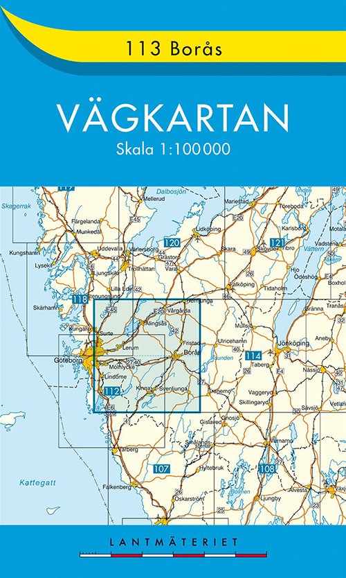 Cover for Kartförlaget · Vägkartan: Borås  1:100.000 (Hardcover bog) (2008)