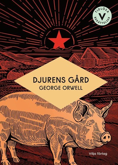 Cover for George Orwell · Tidlösa berättelser: Djurens gård (Innbunden bok) [Lättläst edition] (2021)
