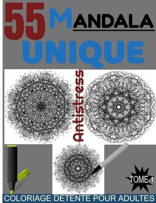 Cover for Be Happy · 55 Mandala Unique (Pocketbok) (2020)