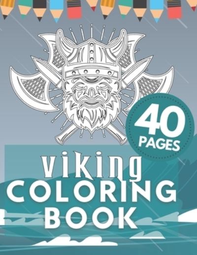 Cover for Austin Davies · Viking Coloring Book (Paperback Book) (2021)