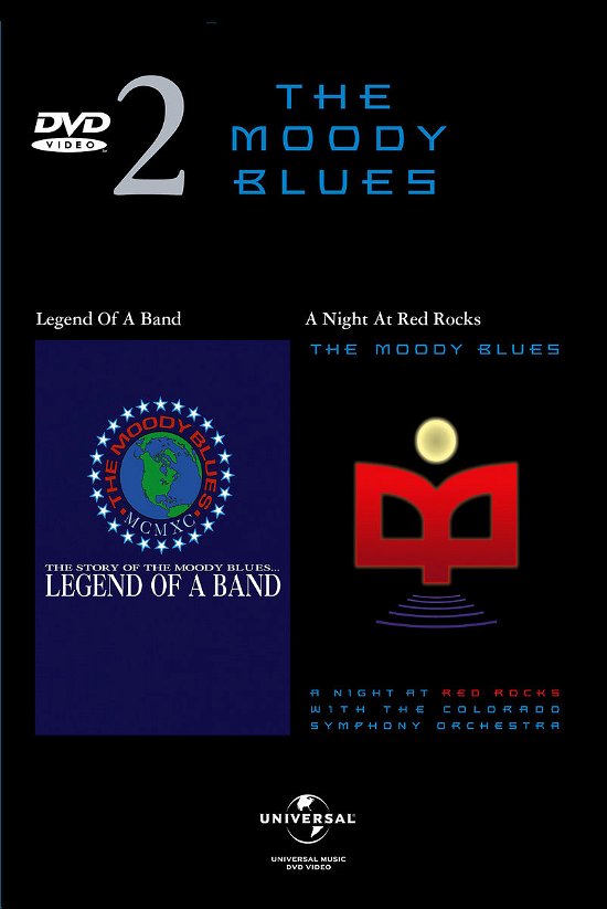 Cover for The Moody Blues · Legend/a Night at Red Rocks - (MDVD) (2003)