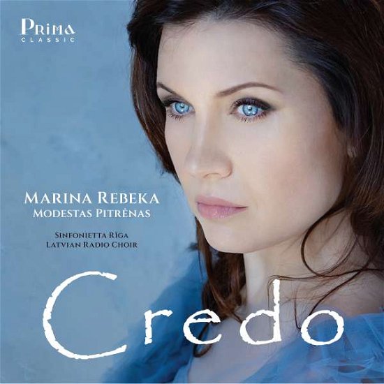 Cover for Marina Rebeka / Sinfonietta Riga / Latvian Radio Choir &amp; Modestas Pitrenas · Credo (CD) (2020)