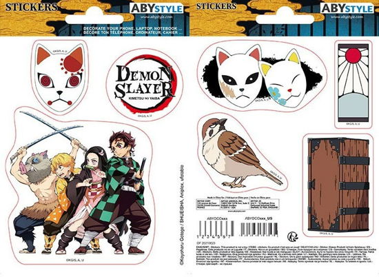 Cover for Demon Slayer · DEMON SLAYER - Stickers - 16x11cm/ 2 sheets - Slay (Leksaker)