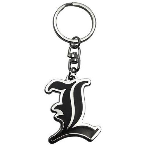 Speelgoed Keychains-Death Note-Keychain L-Symbol - Abystyle - Merchandise -  - 3700789205135 - February 7, 2019