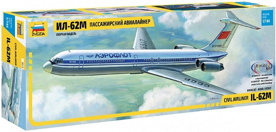 Cover for Zvezda · ZVEZDA - 1/144 Ilyushin Il-62m (Legetøj)