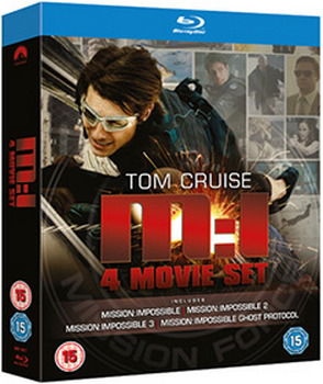 Mission Impossible 1-4 Film Collection (Blu-ray) (2012)