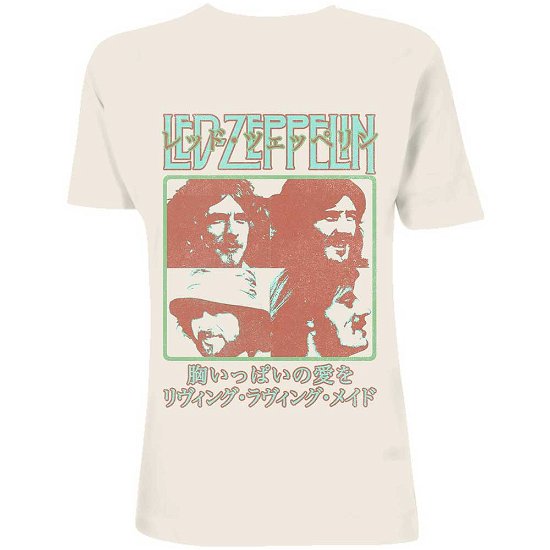 Cover for Led Zeppelin · Led Zeppelin Unisex T-Shirt: Japanese Poster (T-shirt) [size S] [Neutral - Unisex edition]