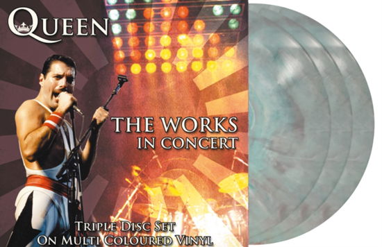 Cover for Queen · The Works In Concert (Coloured Vinyl) (LP) (2023)