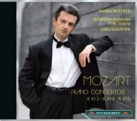 Cover for Wolfgang Amadeus Mozart · Mozart: Piano Concertos K.413, K.414, K.415 (CD) (2012)
