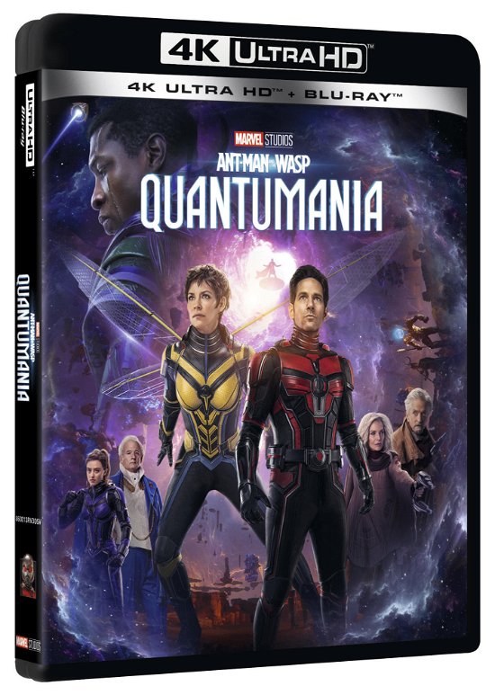 Cover for Ant-man and the Wasp: Quantuma · Ant-Man And The Wasp: Quantumania (Blu-Ray 4K Ultra Hd+Blu-Ray Hd+Card) (Blu-ray) (2023)