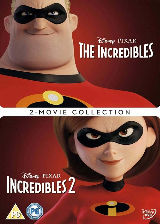 Cover for The Incredibles / Incredibles 2 · The Incredibles / The Incredibles 2 (DVD) (2018)
