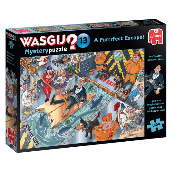 MysteryÂ 13 - AÂ purrrfectÂ escape! (1000 Pieces) (1119801827) - Wasgij - Marchandise -  - 8721017601135 - 