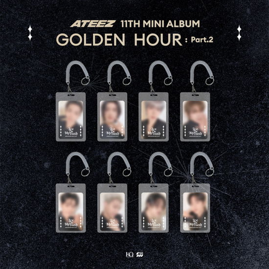 Cover for ATEEZ · Golden Hour pt.2 - Photocard Holder Set (Fotokorthållare) [Hongjoong Version] (2024)