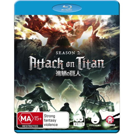 Cover for Attack on Titan Complete Season 2 (Blu-ray) (2018)