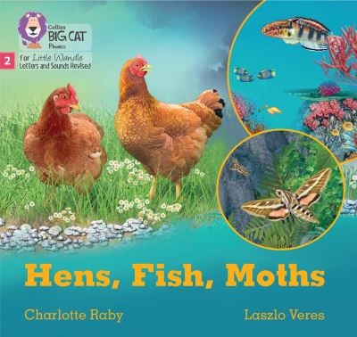 Hens, Fish, Moths: Phase 2 Set 5 Blending Practice - Big Cat Phonics for Little Wandle Letters and Sounds Revised - Charlotte Raby - Books - HarperCollins Publishers - 9780008540135 - September 12, 2022