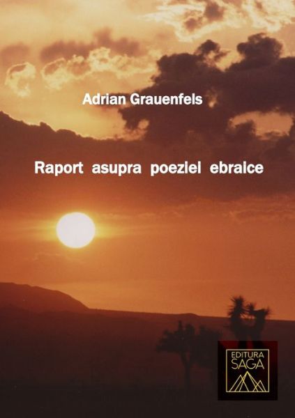 Cover for Adrian Grauenfels · Raport Asupra Poeziei Ebraice (Book) (2019)