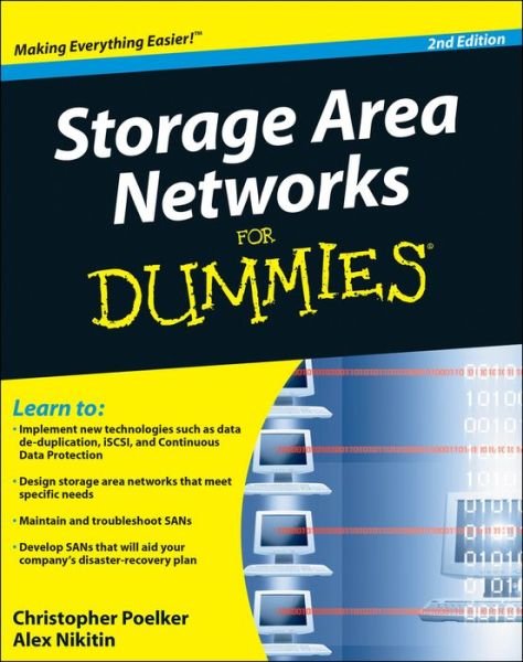 Cover for Poelker, Christopher (Hitachi Data Systems, New York, New York) · Storage Area Networks For Dummies (Pocketbok) (2009)