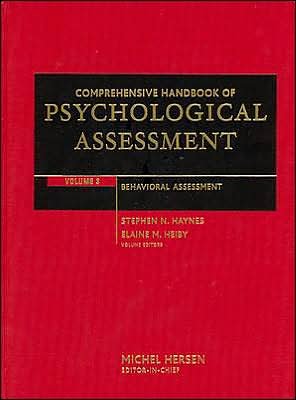 Cover for M Hersen · Comprehensive Handbook of Psychological Assessment, Volume 3: Behavioral Assessment (Inbunden Bok) (2003)