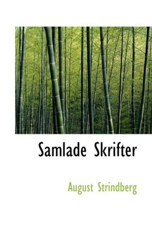Cover for August Strindberg · Samlade Skrifter (Hardcover Book) (2008)