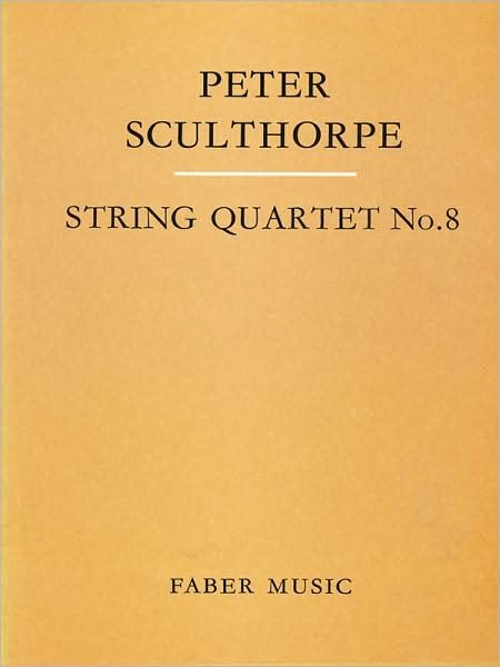String Quartet No. 8 -  - Bøker - Faber Music Ltd - 9780571505135 - 1. desember 1998