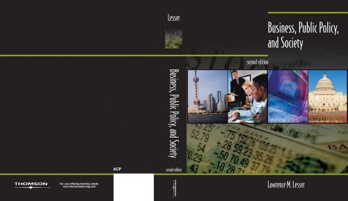Cover for Lesser · Business, Public Policy, and Society, 2e (Innbunden bok) (2005)