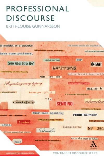 Britt-Louise Gunnarsson · Professional Discourse - Continuum Discourse (Hardcover Book) (2009)