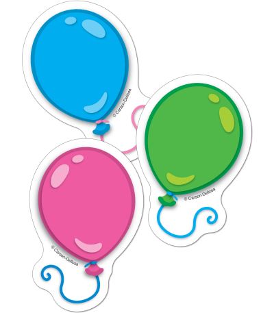 Balloons Mini Cut-Outs - Carson-Dellosa Publishing - Inne - Carson Dellosa Education - 9781483829135 - 14 stycznia 2016