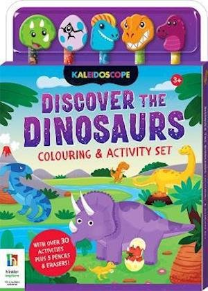 Cover for Hinkler Pty Ltd · Discover the Dinosaurs Colouring &amp; Activity Set - 5-Pencil Set (Book) (2021)