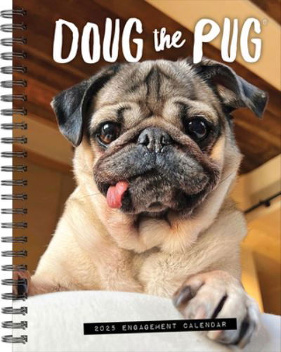 Doug the Pug 2025 6.5 X 8.5 Engagement Calendar - Leslie Mosier - Gadżety - Willow Creek Press Calendars - 9781549246135 - 10 września 2024